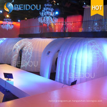 LED festa de casamento Camping Dome Tent Mini insufláveis ​​Hard Shell Roof Top Event tendas